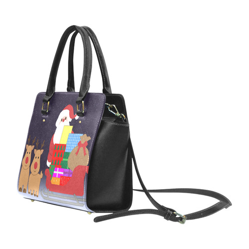 Christmas Classic Shoulder Handbag (Model 1653)