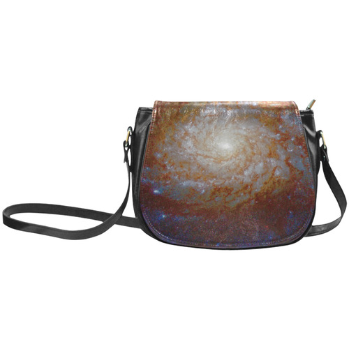 Spiral Galaxy Hubble Telescope Classic Saddle Bag/Large (Model 1648)