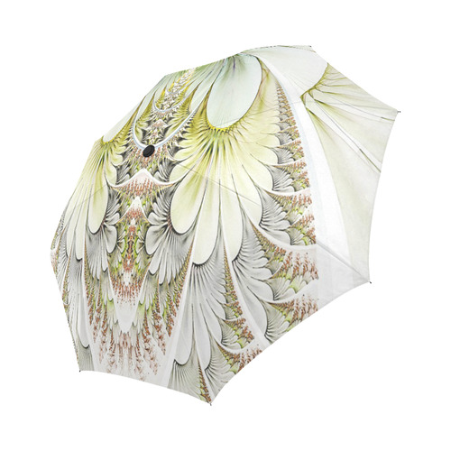 Feathers And Lace Auto-Foldable Umbrella (Model U04)