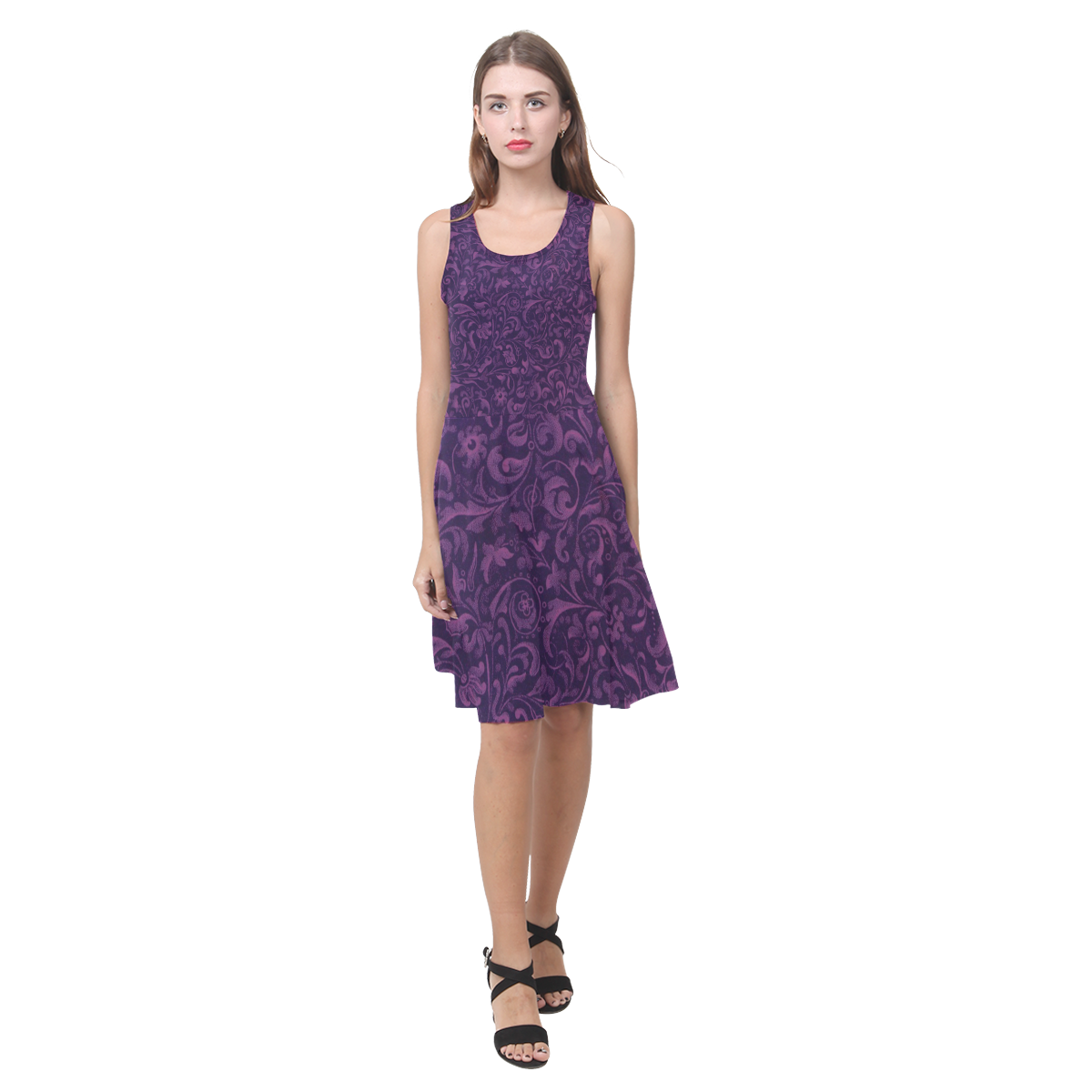 dark purple sundress