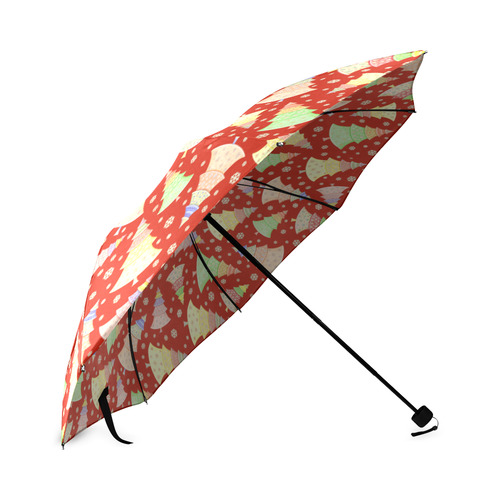 Christmas vintage pattern Foldable Umbrella (Model U01)