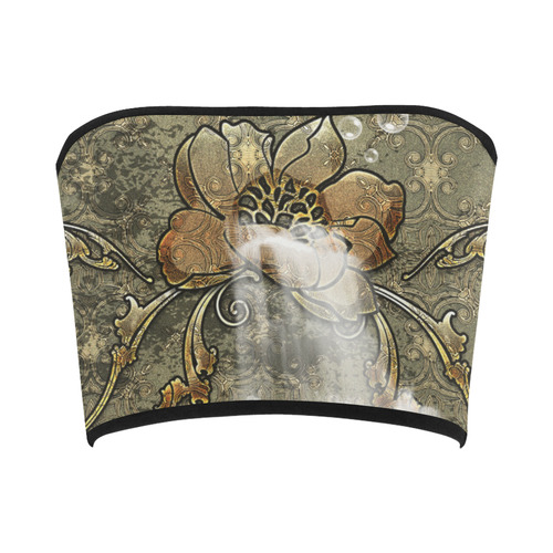 Noble flower design Bandeau Top