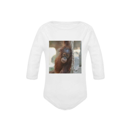 OrangUtan20150904 Baby Powder Organic Long Sleeve One Piece (Model T27)