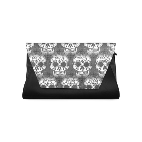 new skull allover pattern by JamColors Clutch Bag (Model 1630)