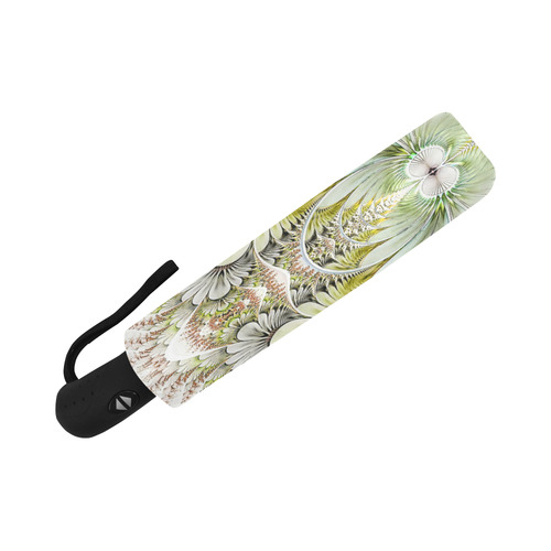 Feathers And Lace Auto-Foldable Umbrella (Model U04)