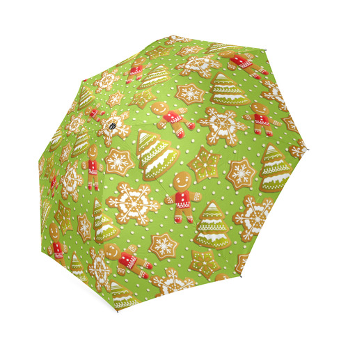 Christmas vintage pattern Foldable Umbrella (Model U01)