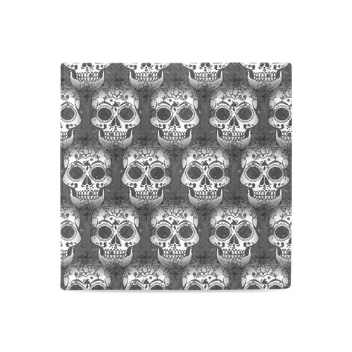 new skull allover pattern by JamColors Women's Leather Wallet (Model 1611)