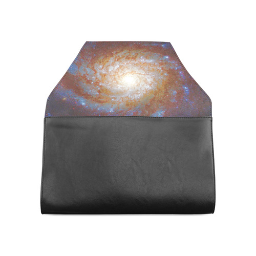 Spiral Galaxy Hubble Telescope Clutch Bag (Model 1630)