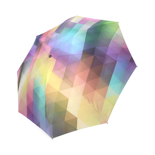 Pastel Diamonds Foldable Umbrella (Model U01)