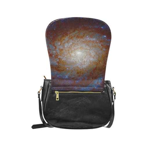 Spiral Galaxy Hubble Telescope Classic Saddle Bag/Large (Model 1648)