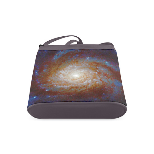 Spiral Galaxy Hubble Telescope Crossbody Bags (Model 1613)
