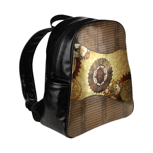Steampunk, the noble design Multi-Pockets Backpack (Model 1636)