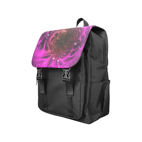 Abstract design in purple colors Casual Shoulders Backpack (Model 1623)