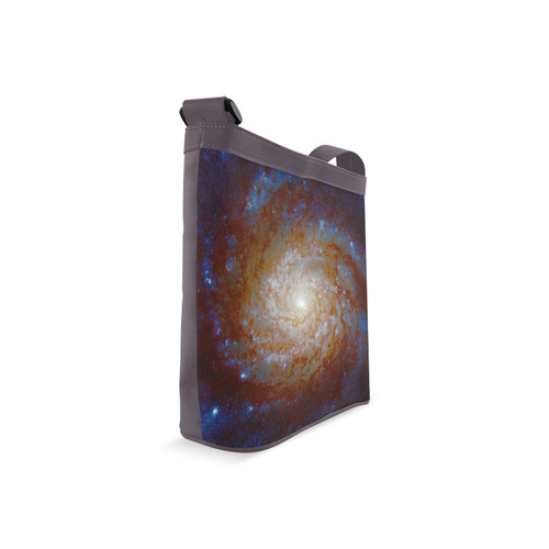 Spiral Galaxy Hubble Telescope Crossbody Bags (Model 1613)