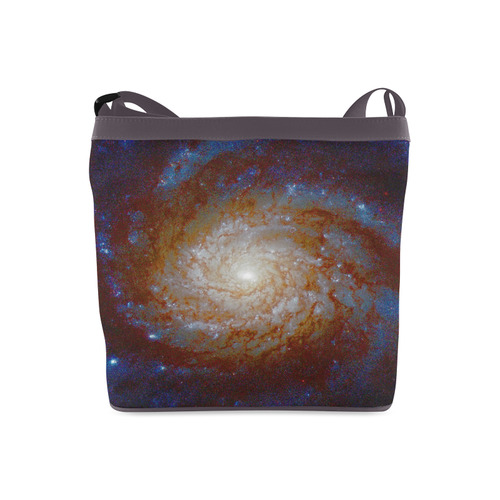 Spiral Galaxy Hubble Telescope Crossbody Bags (Model 1613)
