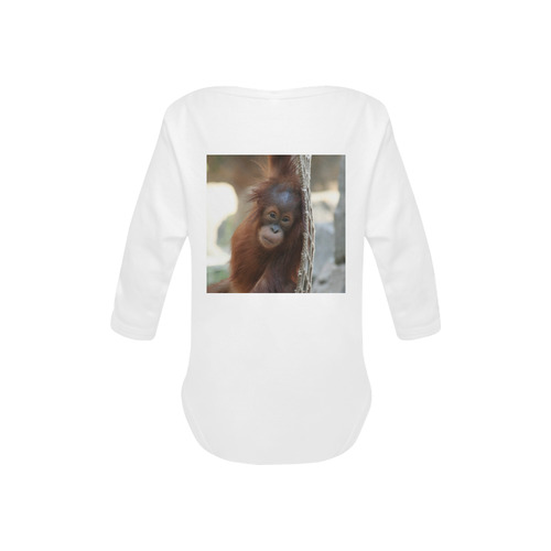 OrangUtan20150904 Baby Powder Organic Long Sleeve One Piece (Model T27)