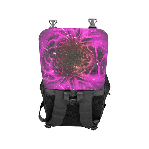 Abstract design in purple colors Casual Shoulders Backpack (Model 1623)