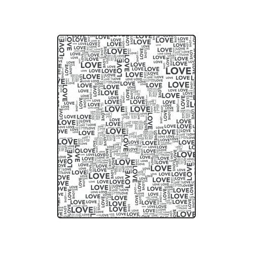 Love Words Blanket 50"x60"