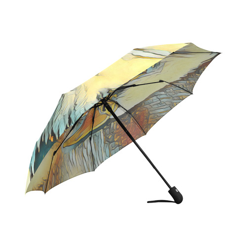 Animal_Art_Eagle20161201_by_JAMColors Auto-Foldable Umbrella (Model U04)