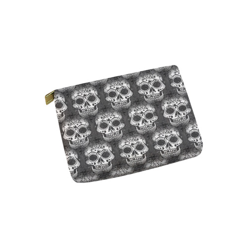 new skull allover pattern by JamColors Carry-All Pouch 6''x5''