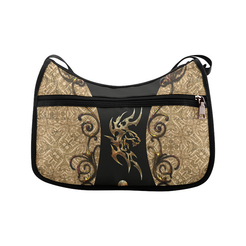 The tiger, tribal Crossbody Bags (Model 1616)