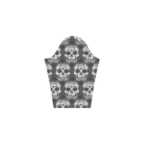 new skull allover pattern by JamColors 3/4 Sleeve Sundress (D23)