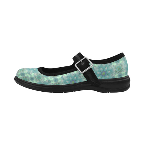 Turquoise Happiness Virgo Instep Deep Mouth Shoes