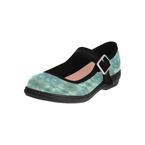 Turquoise Happiness Virgo Instep Deep Mouth Shoes