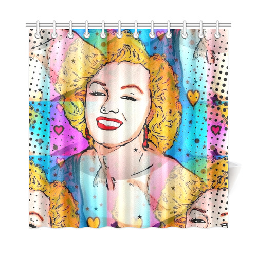 Pretty Icon by Nico Bielow Shower Curtain 72"x72"