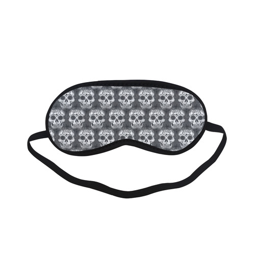new skull allover pattern 2 by JamColors Sleeping Mask