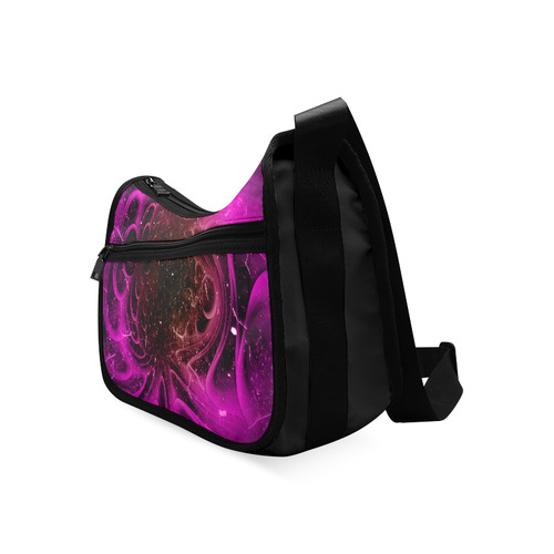 Abstract design in purple colors Crossbody Bags (Model 1616)