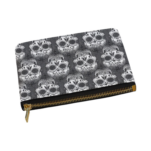 new skull allover pattern by JamColors Carry-All Pouch 12.5''x8.5''