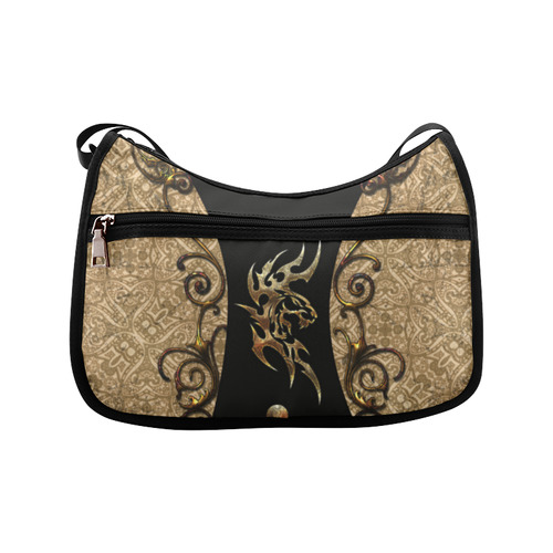 The tiger, tribal Crossbody Bags (Model 1616)