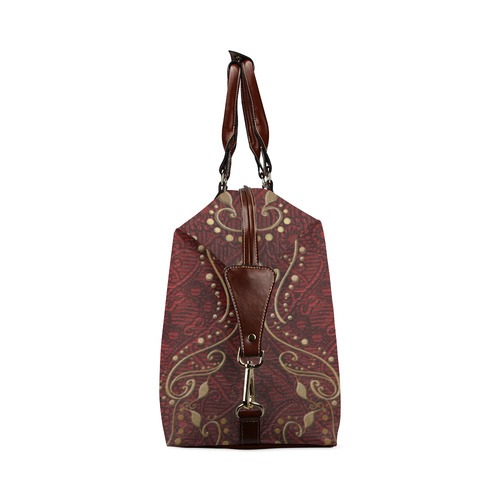 The all seeing eye in gold and red Classic Travel Bag (Model 1643) Remake