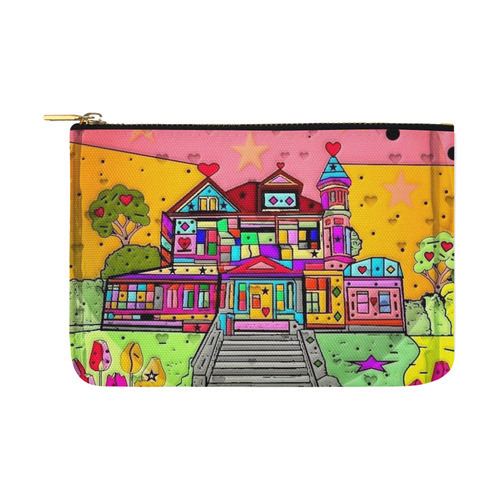 Dream House Popart by Nico Bielow Carry-All Pouch 12.5''x8.5''