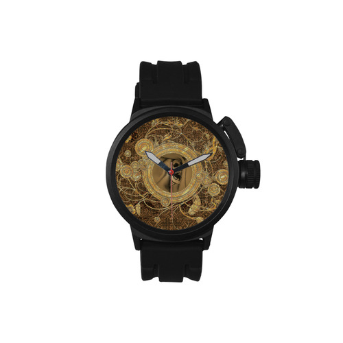 Awesome skull on a button Men's Sports Watch(Model 309)