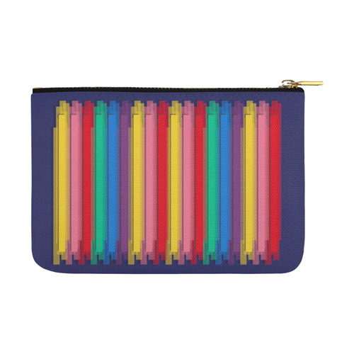 Colorful statement Carry-All Pouch 12.5''x8.5''