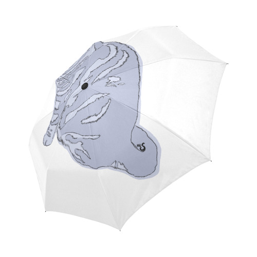 Blue Cat Auto-Foldable Umbrella (Model U04)