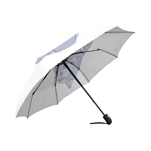 Blue Cat Auto-Foldable Umbrella (Model U04)