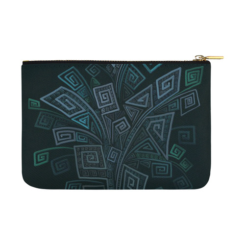 3D Psychedelic Abstract Square Explosion Carry-All Pouch 12.5''x8.5''