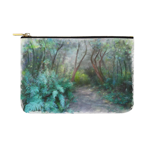 Bush, original watercolor painting Carry-All Pouch 12.5''x8.5''