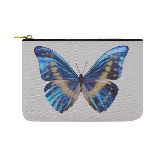 Morpho cypris butterflies painting Carry-All Pouch 12.5''x8.5''