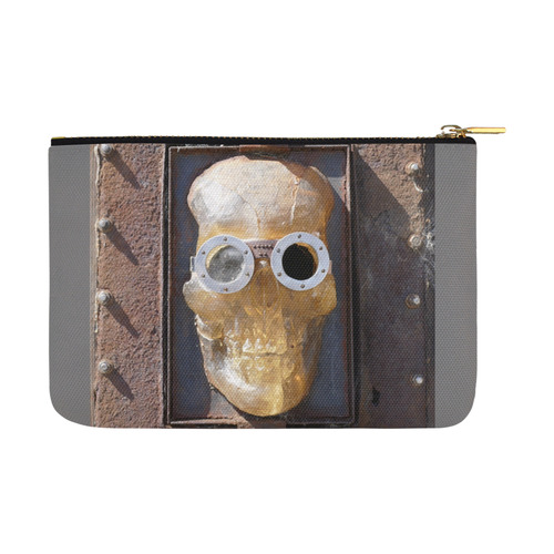 Steampunk skull pirate Carry-All Pouch 12.5''x8.5''