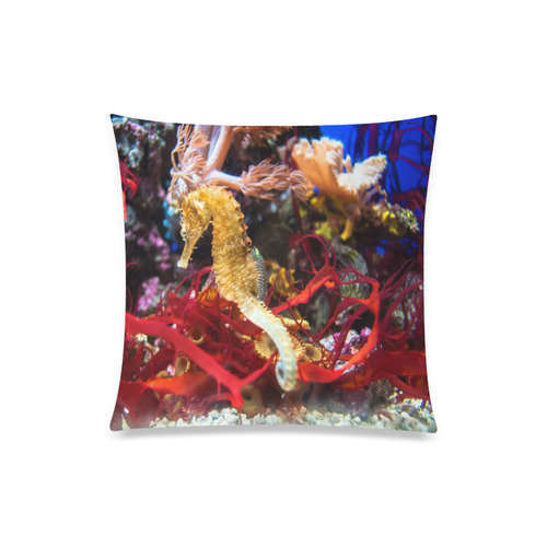 Seahorse Fantasy Custom Zippered Pillow Case 20"x20"(Twin Sides)
