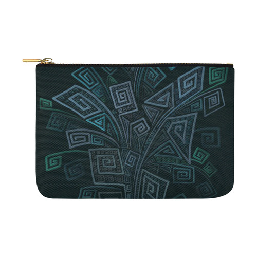 3D Psychedelic Abstract Square Explosion Carry-All Pouch 12.5''x8.5''