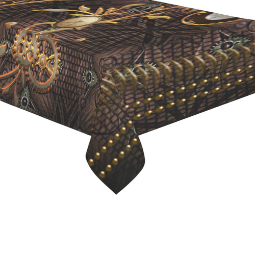 Steampunk, gallant design Cotton Linen Tablecloth 60"x 104"