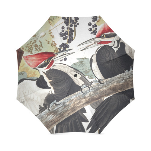 Pileated Woodpecker John James Audubon Foldable Umbrella (Model U01)