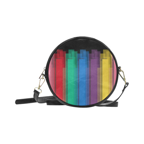 Colorful statement Round Sling Bag (Model 1647)