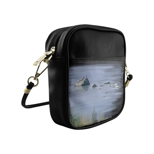 Seagulls on stones Sling Bag (Model 1627)