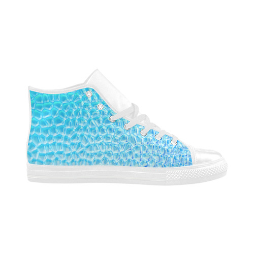 Solder Snake Skin - Jera Nour Aquila High Top Microfiber Leather Men's Shoes/Large Size (Model 032)